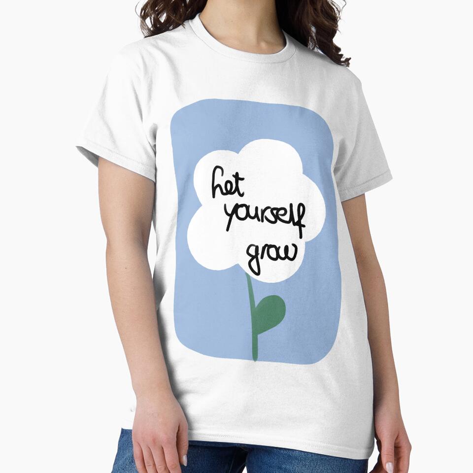 Let yourself grow | positive mental health affirmation quote by NeurodiverseTea