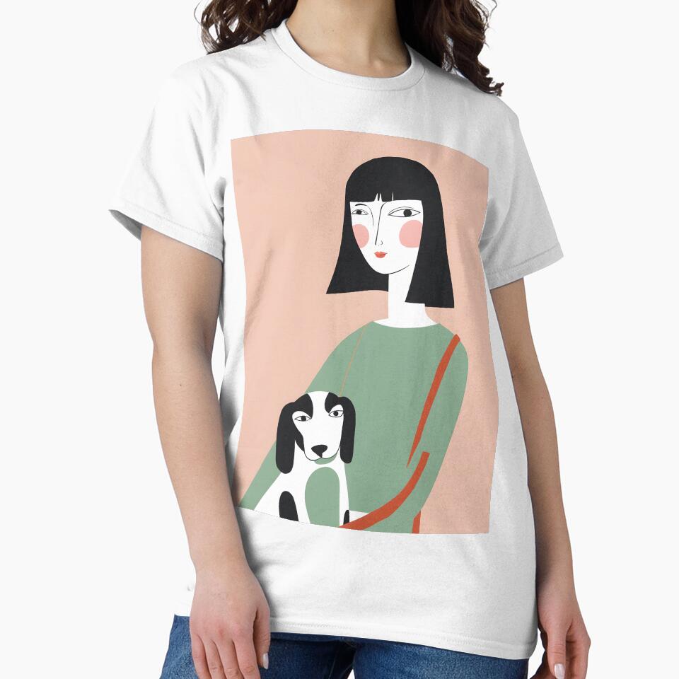 lady and puppy by aliraweb
