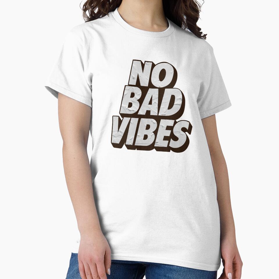 No Bad Vibes 3d typography Sticker by vikyky