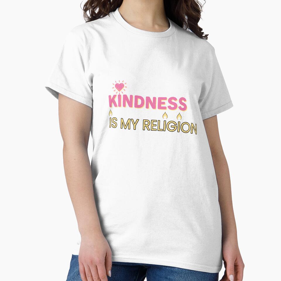 Kindness is my Religion, inspirational design by Ricardo Gutierrez