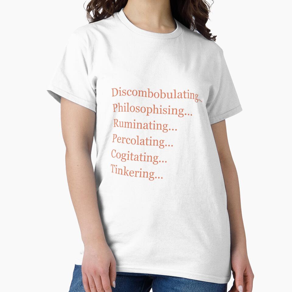 Clauding verbs on any colour shirt or product by WandaVanning