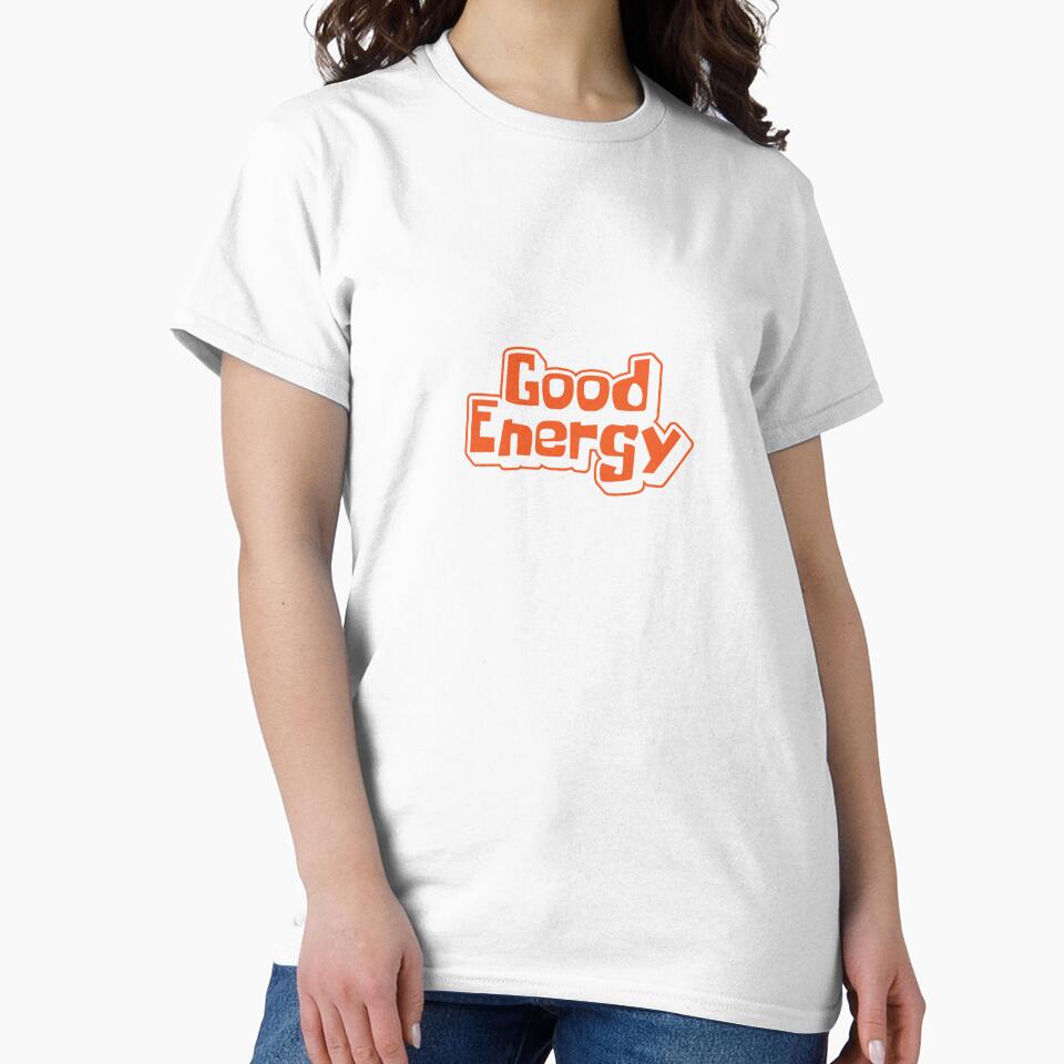 ‘Good Energy' positive mood typography - motivational design by trepiu