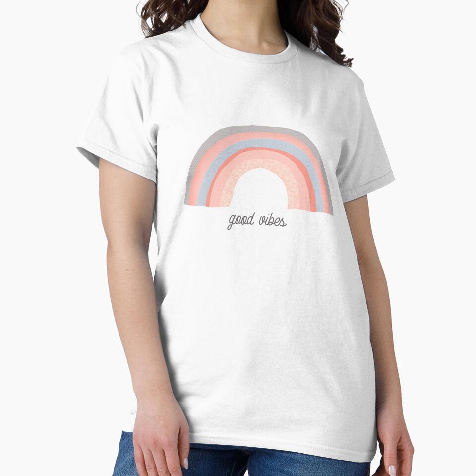 Good Vibes - Retro Script & Rainbow by CarlosAlberto
