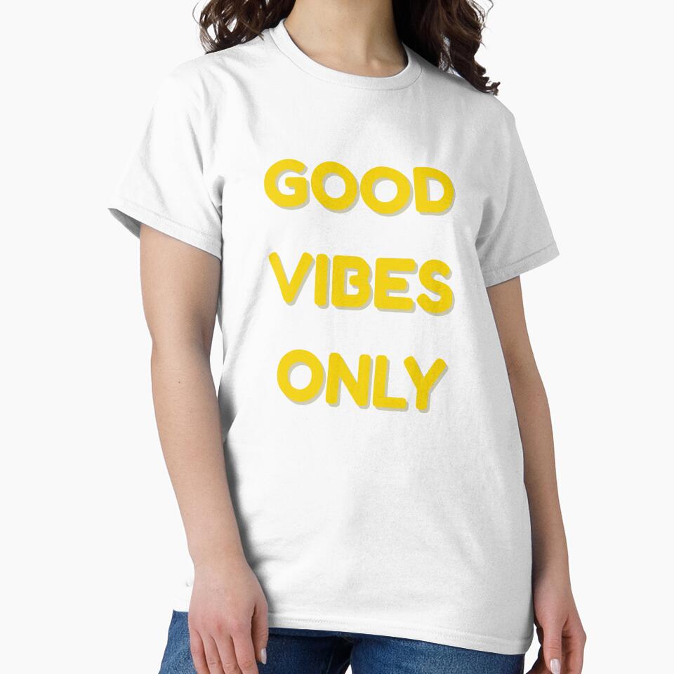 Good Vibes Only – Positive Motivational Typography Design by RICHKIDSSTUDIO