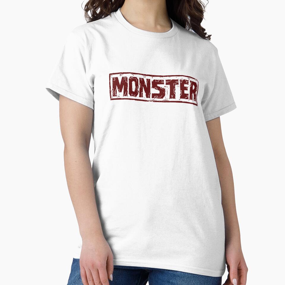 Monster Distressed Typography Design by haArtBook