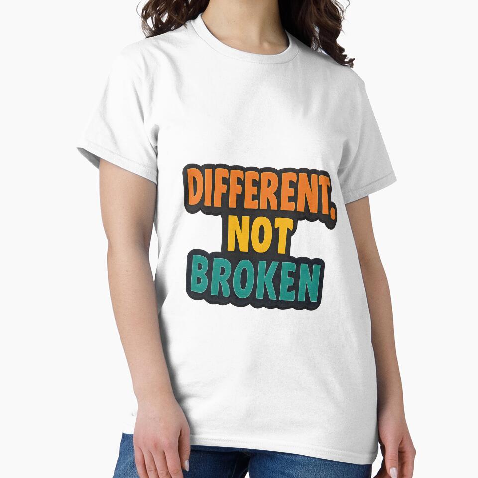 Different Not Broken – Bold Pride Statement by Haus Of Sin