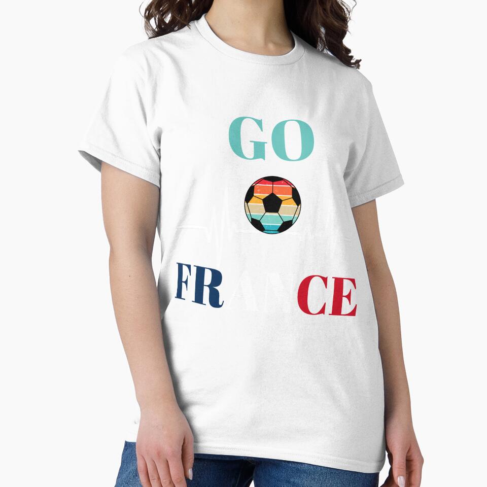 Go France Football T-Shirt by netdota