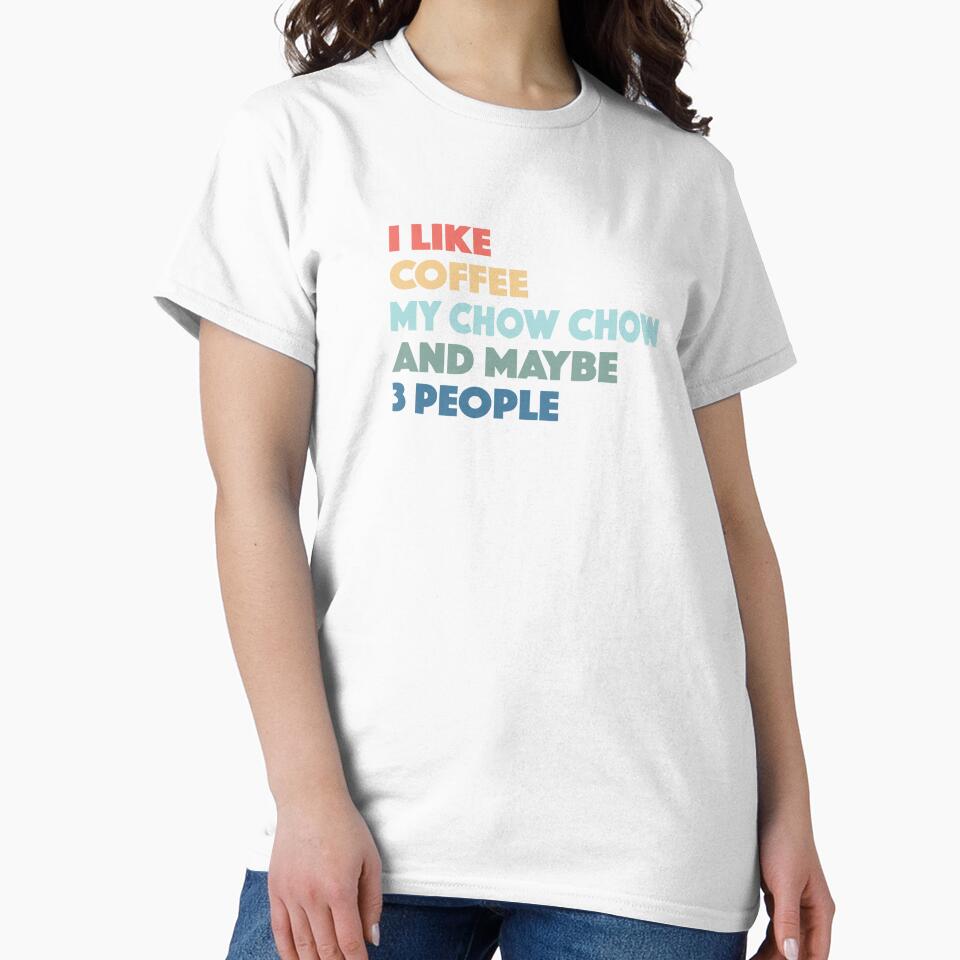 Chow Chow Funny Dog Owner Coffee Lovers Vintage Retro by Zeelicious Designs