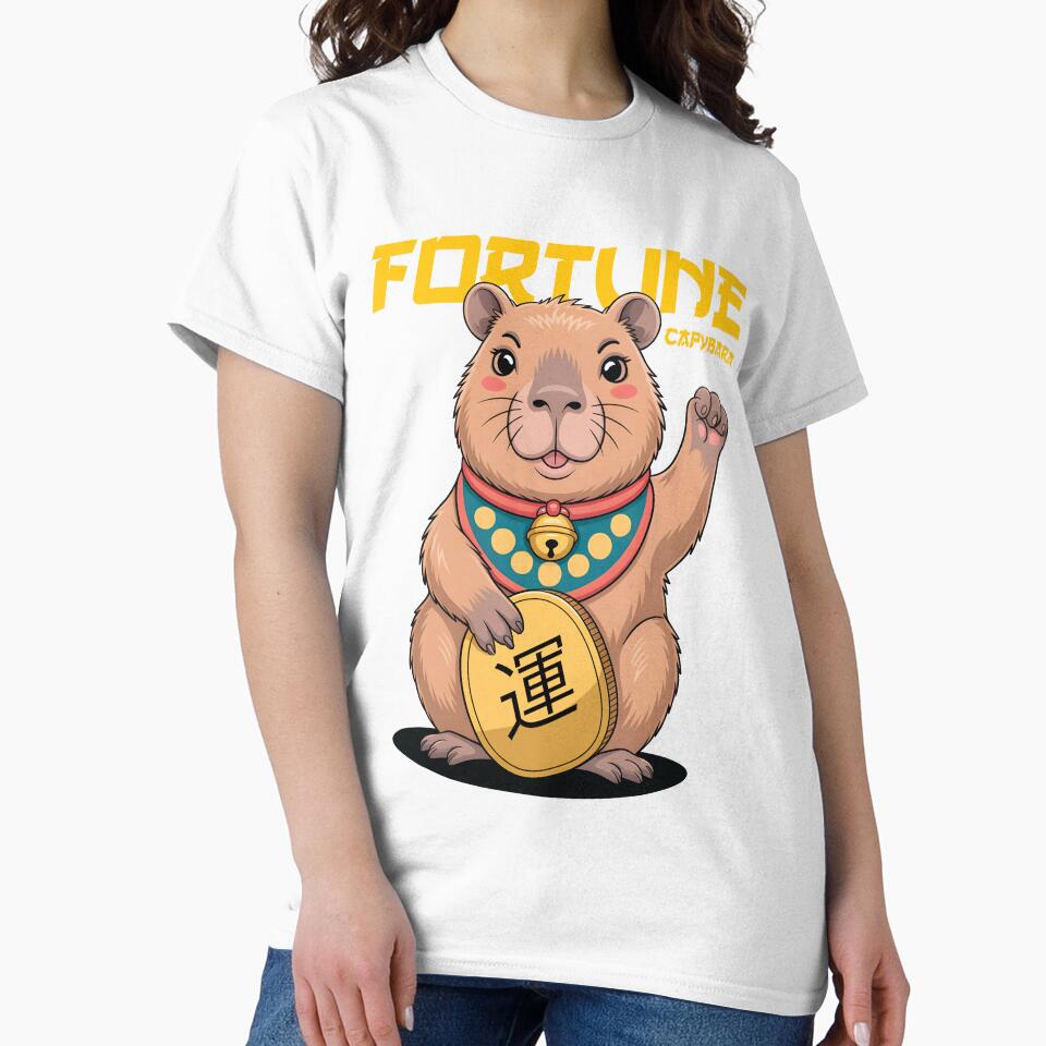 Fortune and lucky Capybara: The Ultimate Good Luck Charm by Dizartico