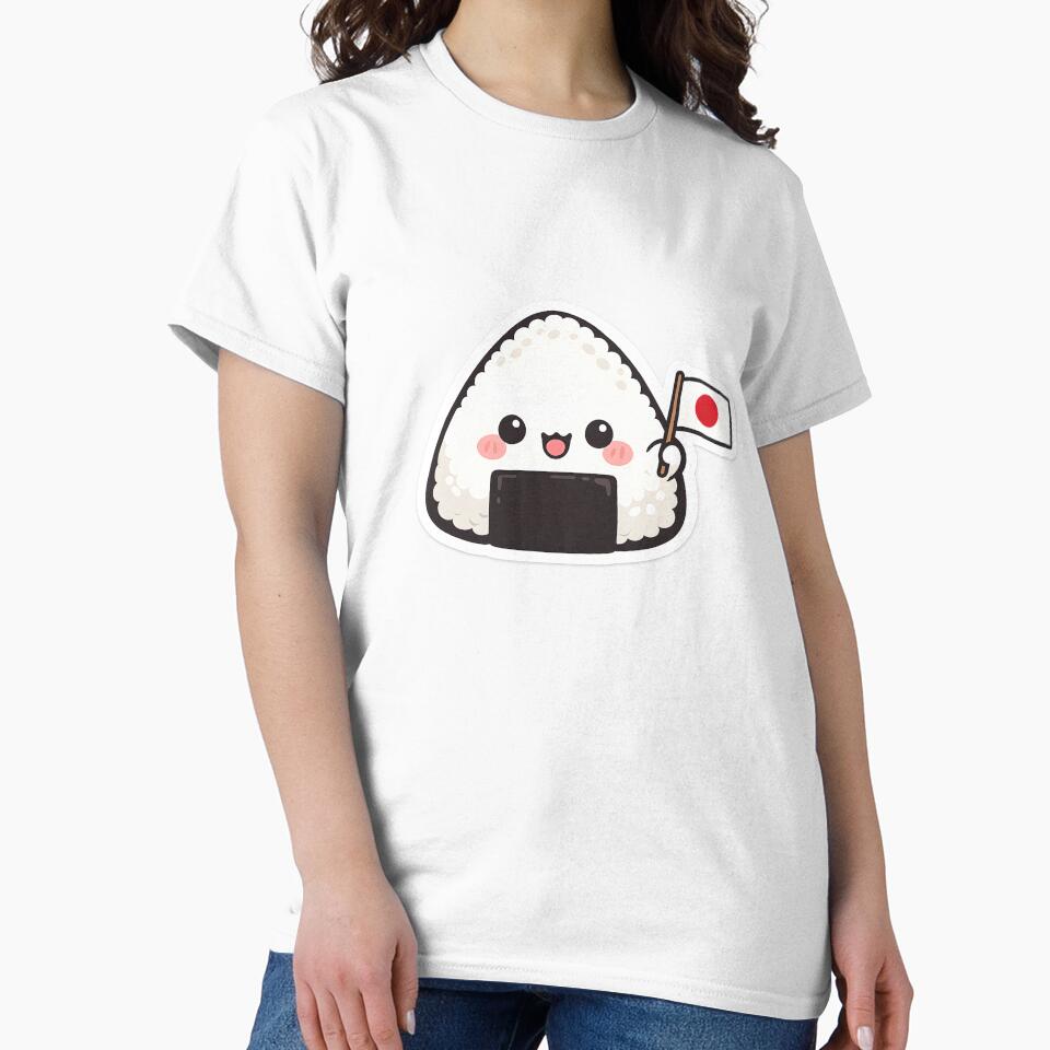 Kawaii Onigiri Rice Ball – Cute Japanese Snack Design by DesignEG