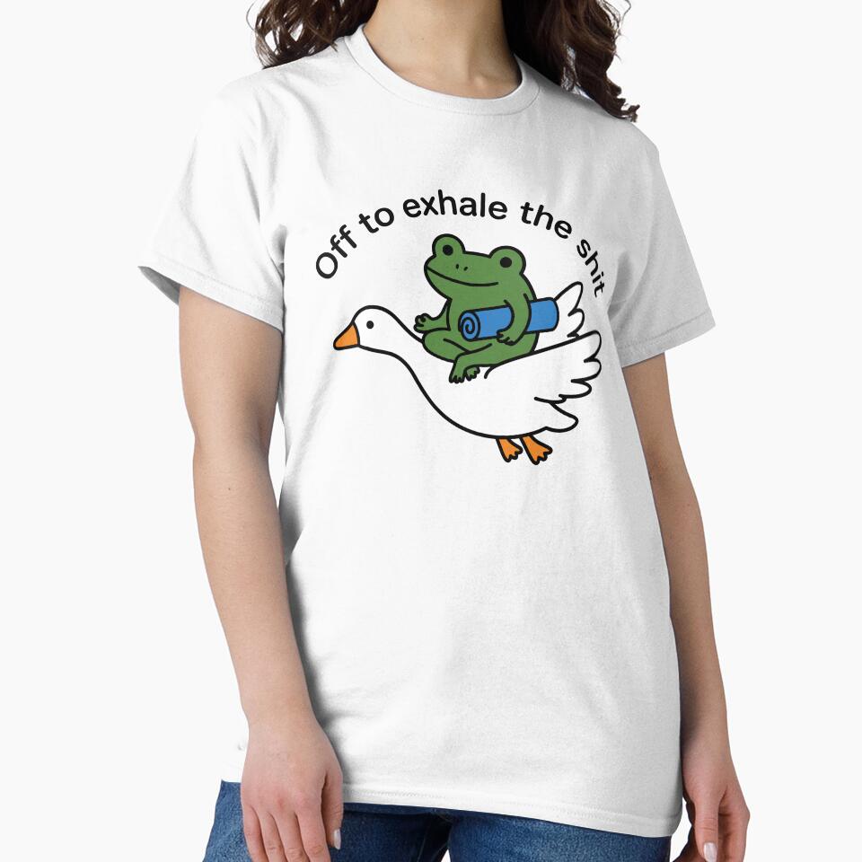 International Yoga Day Funny Frog Yoga Lover Meme by gunaone-design