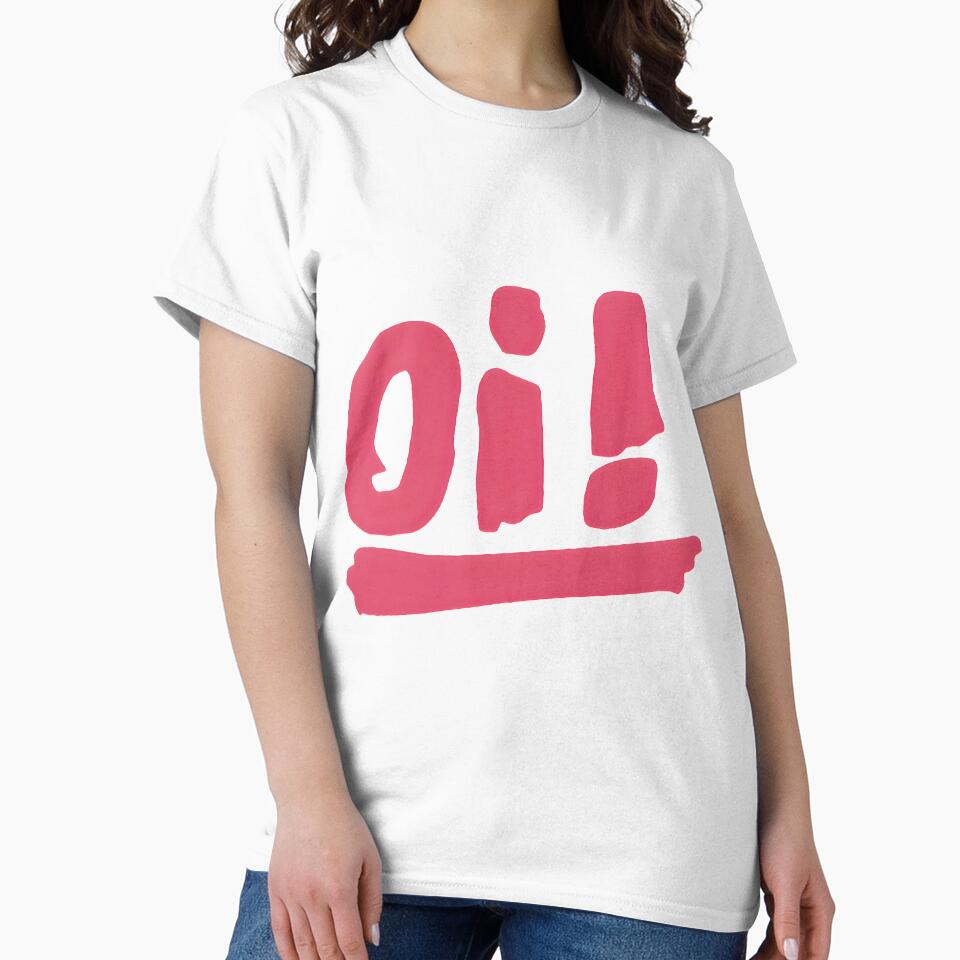Oi! Red Bold Lettering | PERFECT GIFT FOR YOU AND FRIENDS by TiyanaLapanne