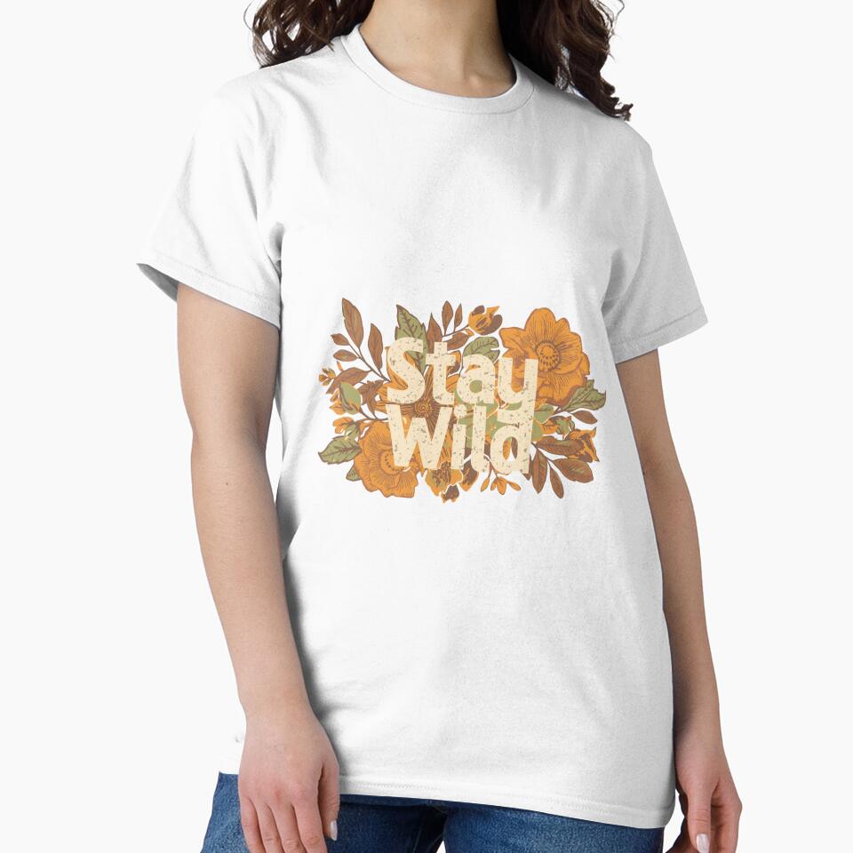 Stay Wild – Boho Floral Free Spirit Design by Chippychips1