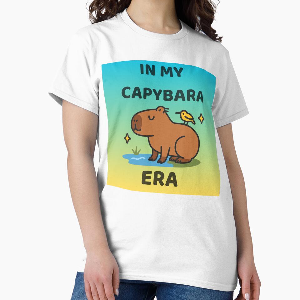 In My Capybara Era - Blue and Yellow Ombré by Lotus Love Tarot