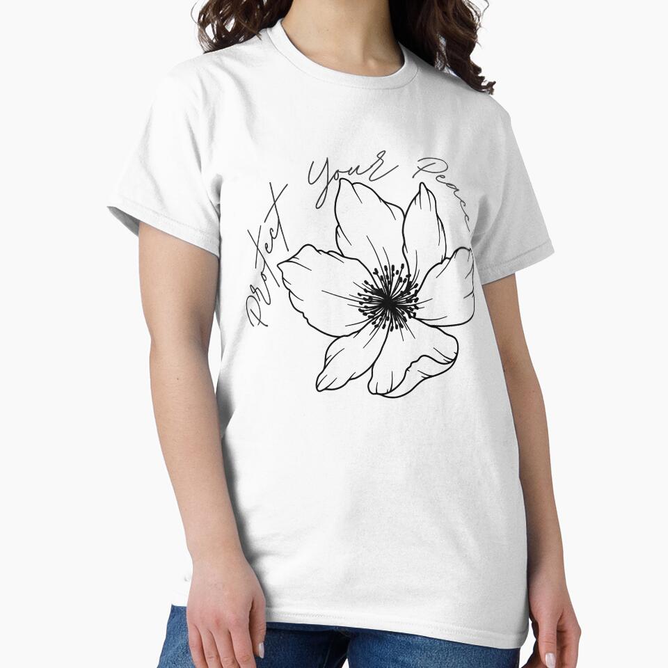 Protect Your Peace - Vintage Wildflower Garden by LBVCreative