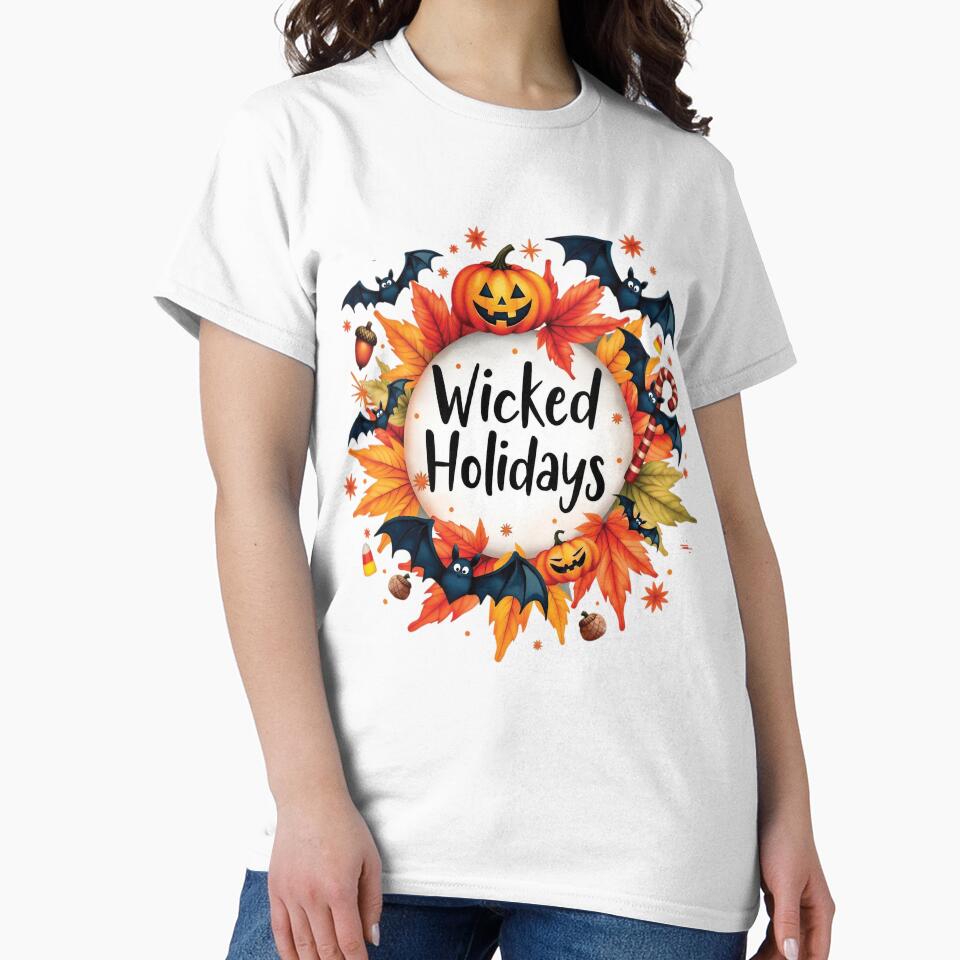 Wicked Holiday | Spooky Festive Design | Halloween Meets Christmas Art | Fun and Playful Holiday Typography | Unique Seasonal Vibes by PaintedPixels01
