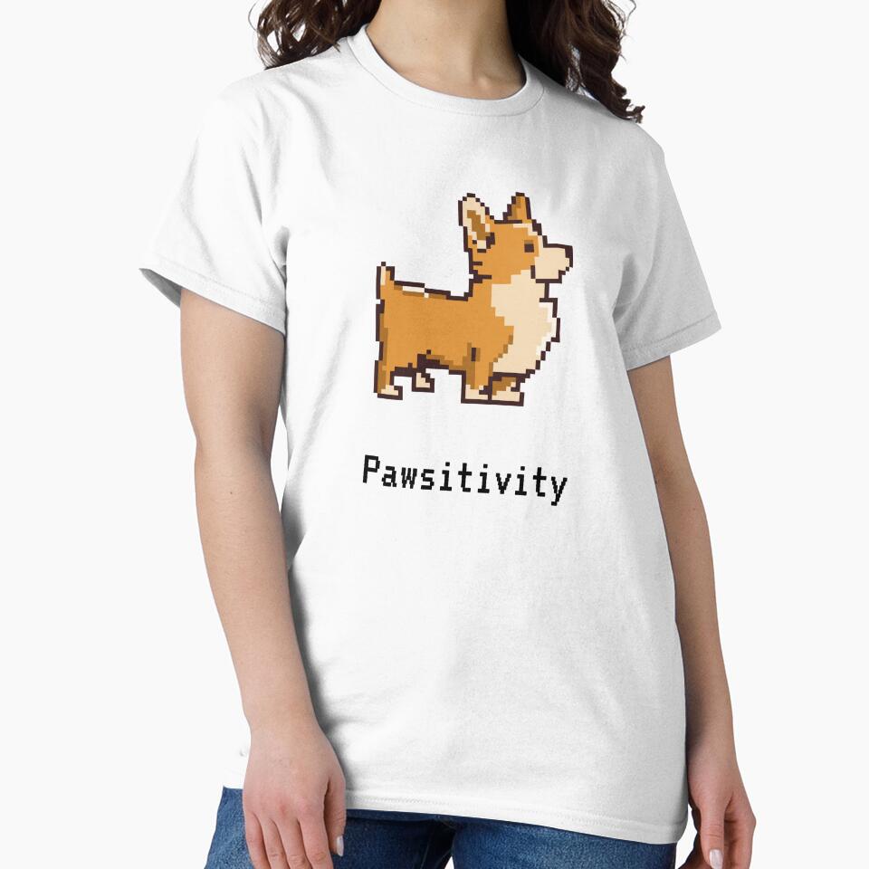 Pixel Pawsitivity: Canine Joy Unleashed by PixelwearStore