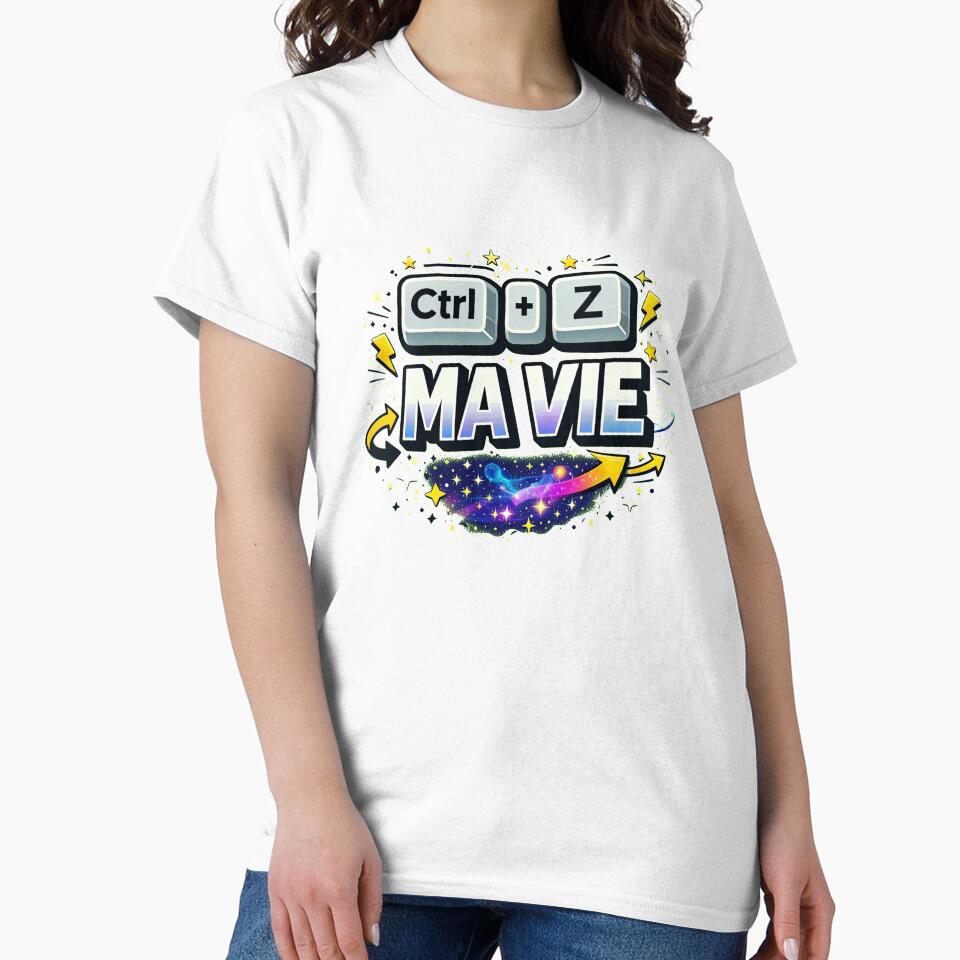 Geek Humor – Ctrl Z My Life – Gamer/Tech Gift by Thethe-Shop