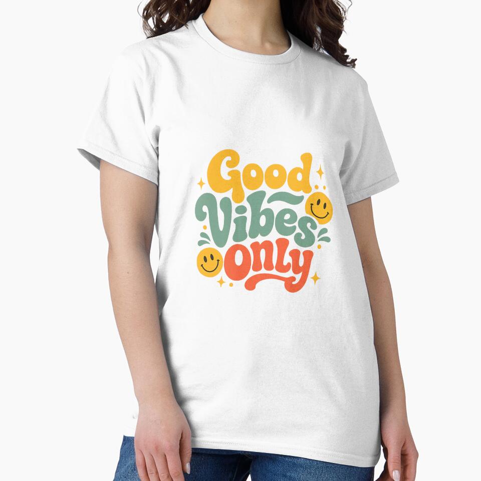 Good Vibes Only | Positive Energy | Motivational Quote | Aesthetic Typography by VasiArtLab