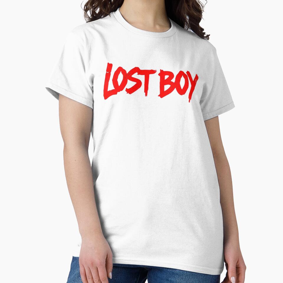 Lost Boy – Raw Red Typography with Rebellious Energy by PixelVibe782