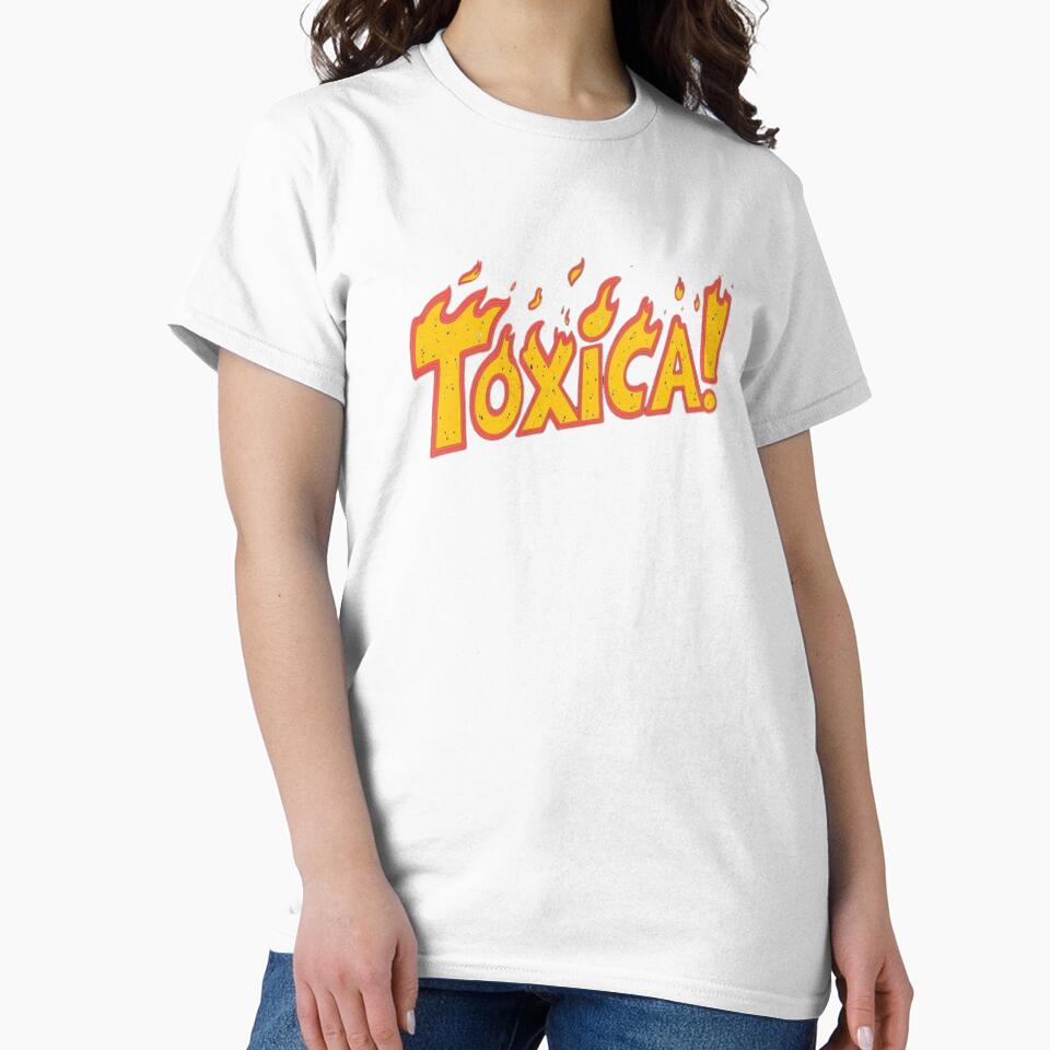 Toxica Flaming Typography Design Bold Statement Lettering by Ed & Harmony