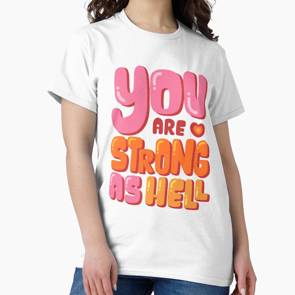 Strong As Hell Mental Health Matters Month Gift by Kr-It