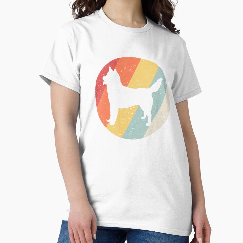 Vintage Retro Siberian Husky by Vanover Designs