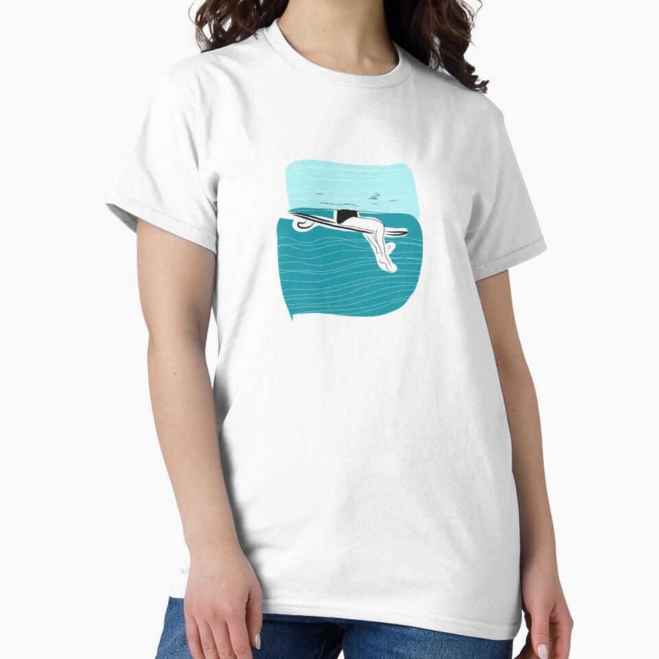 Sitting waiting for the wave surfing minimalist by Tropical Blood