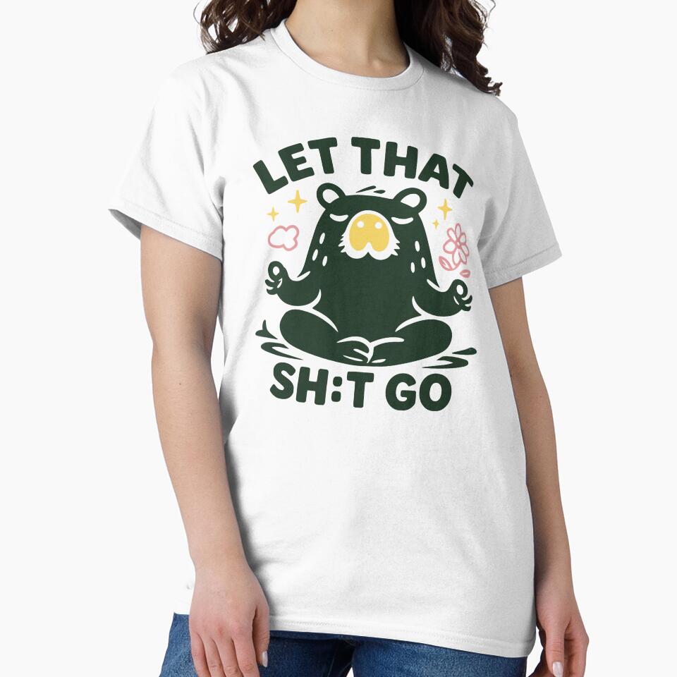 Let That Stuff Go Funny Meditating Capybara Yoga by MavtM