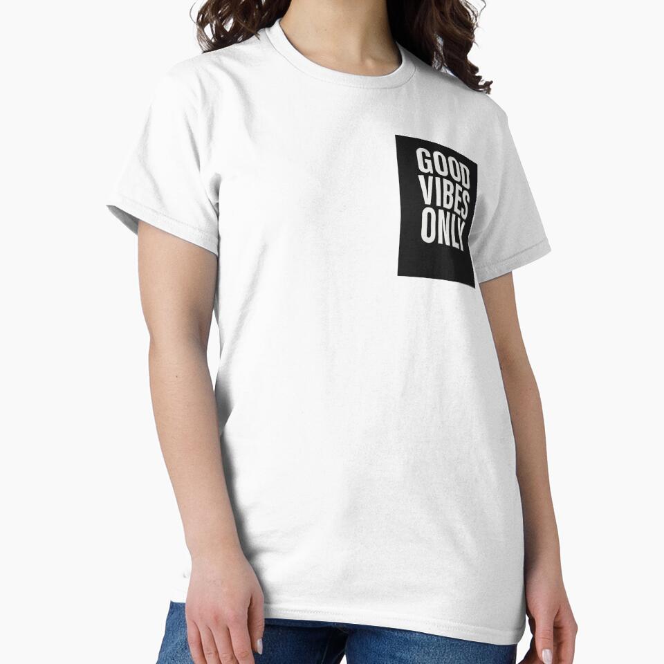 Good Vibes Only - Minimalist Streetwear Typography Design by ByIlkin