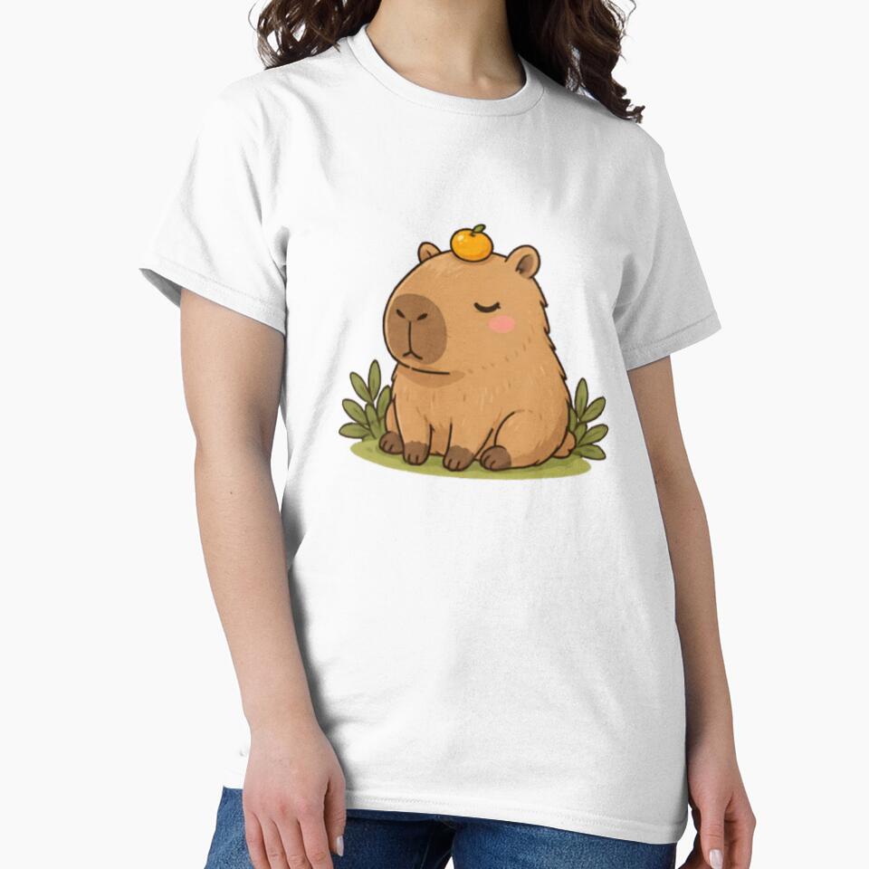 Good Vibes Capybara by MellowMunchkins
