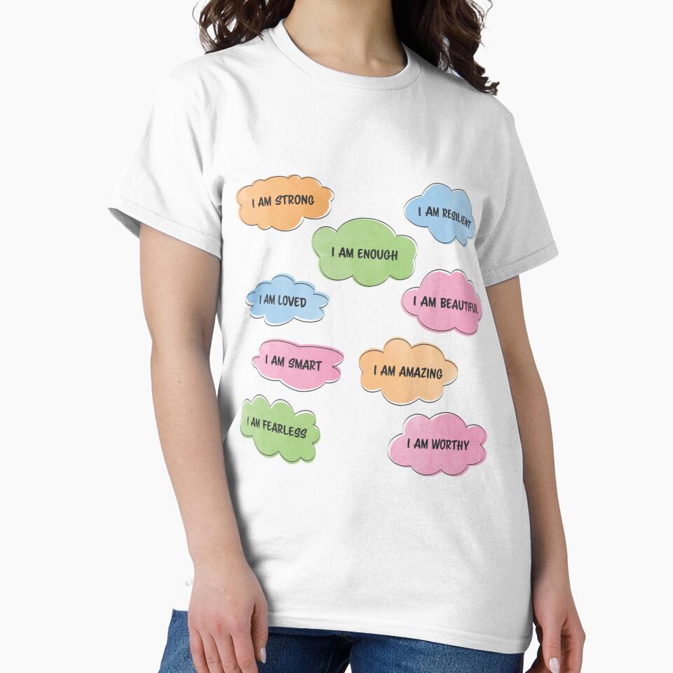 Copy of Сolorful watercolor clouds with positive affirmations by NataliaVVV