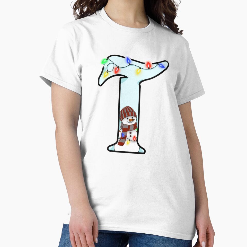 Holiday themed letter T by Artistkhg
