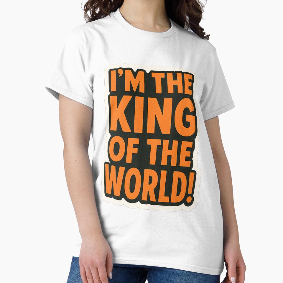 I’m the King of the World – Bold Motivational Typography by TheFreddo