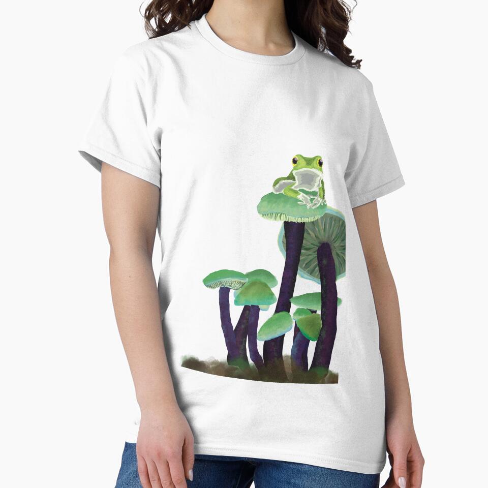 Frog on Mushrooms by NovaCreate13