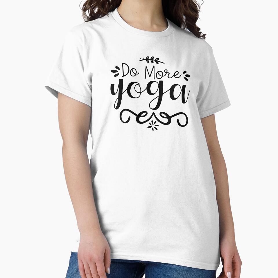 Yoga Quote Do More Yoga Motivational Saying by SoccaTamam