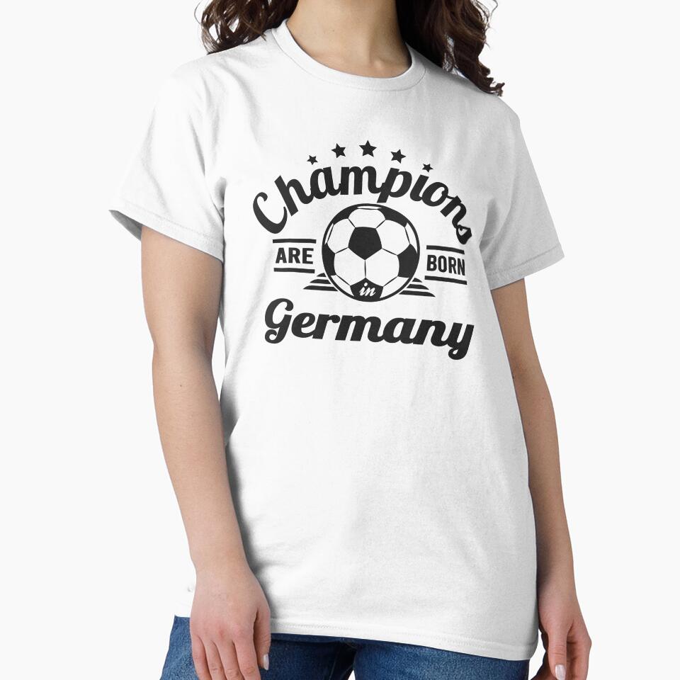 Champions Are Born In Germany , football fans vintage gift by lamjar-art