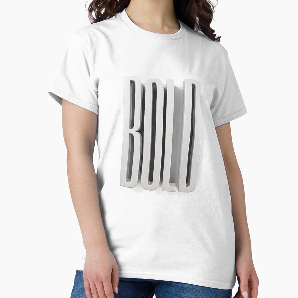 3D Minimal “Bold” Modern Typography by trepiu