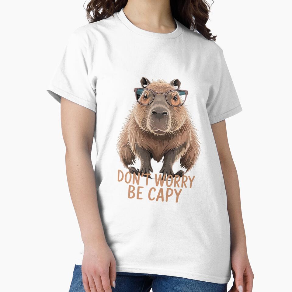 Don't Worry Be Capy Capybara by KotexTemu
