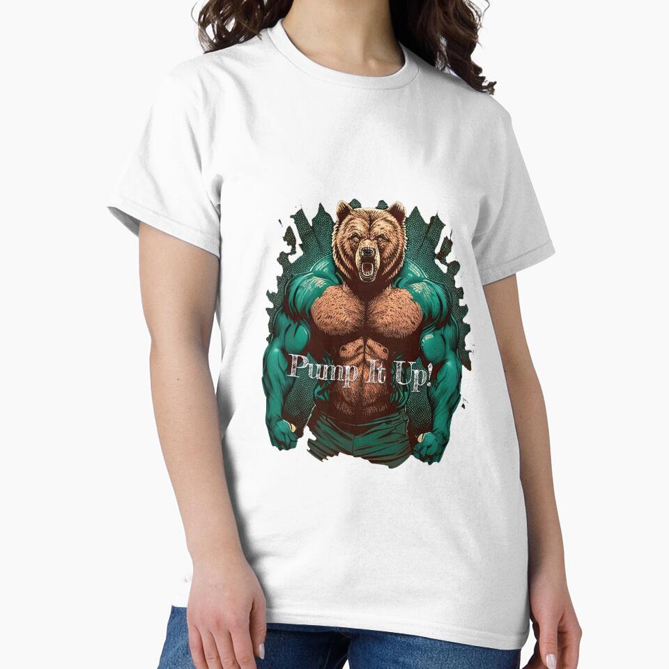 Pump It Up!DesignBodybuilding Fitness Gym Workout Exercise Merch Print Design by tengamerx