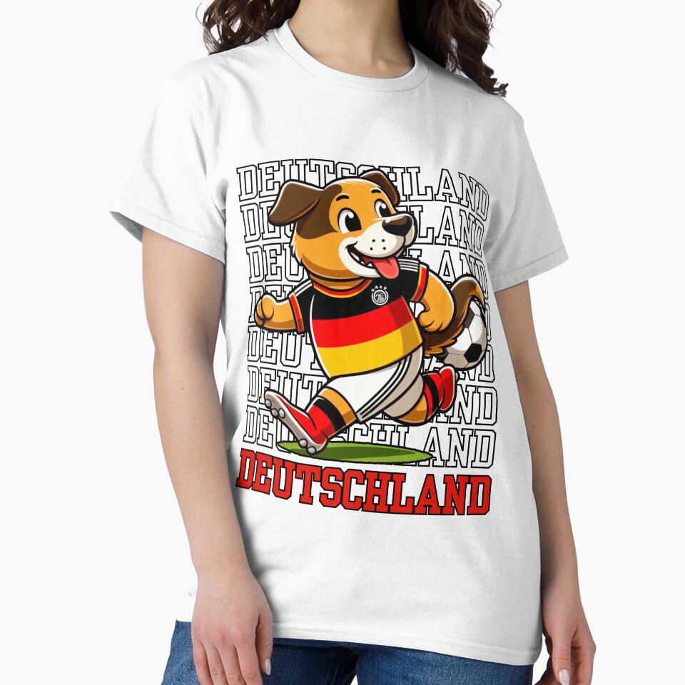 Dog Playing Football | Germany Deutschland Edition by McThingummy