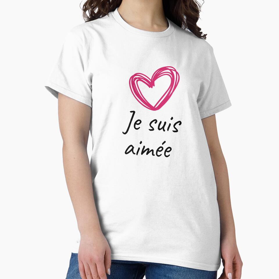I am loved with a pink heart by PausePapote