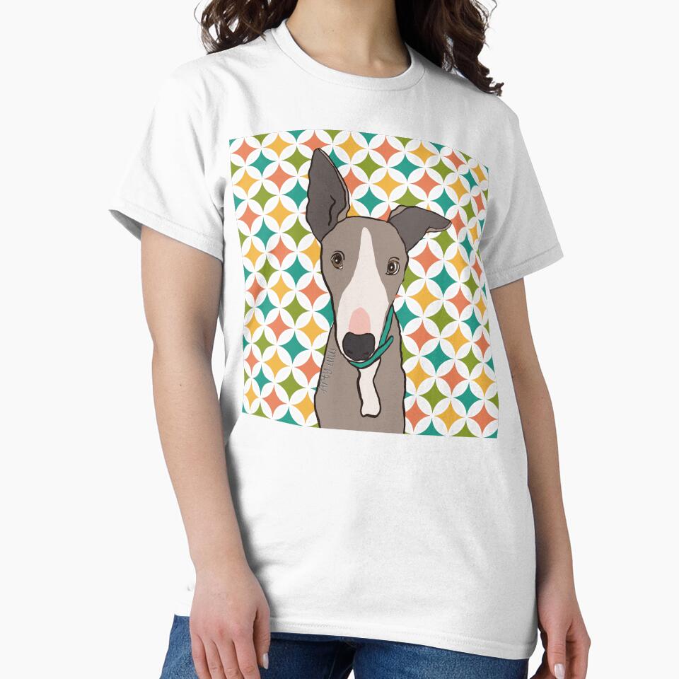 Whippet diamond pattern - Retro colours by artylulu