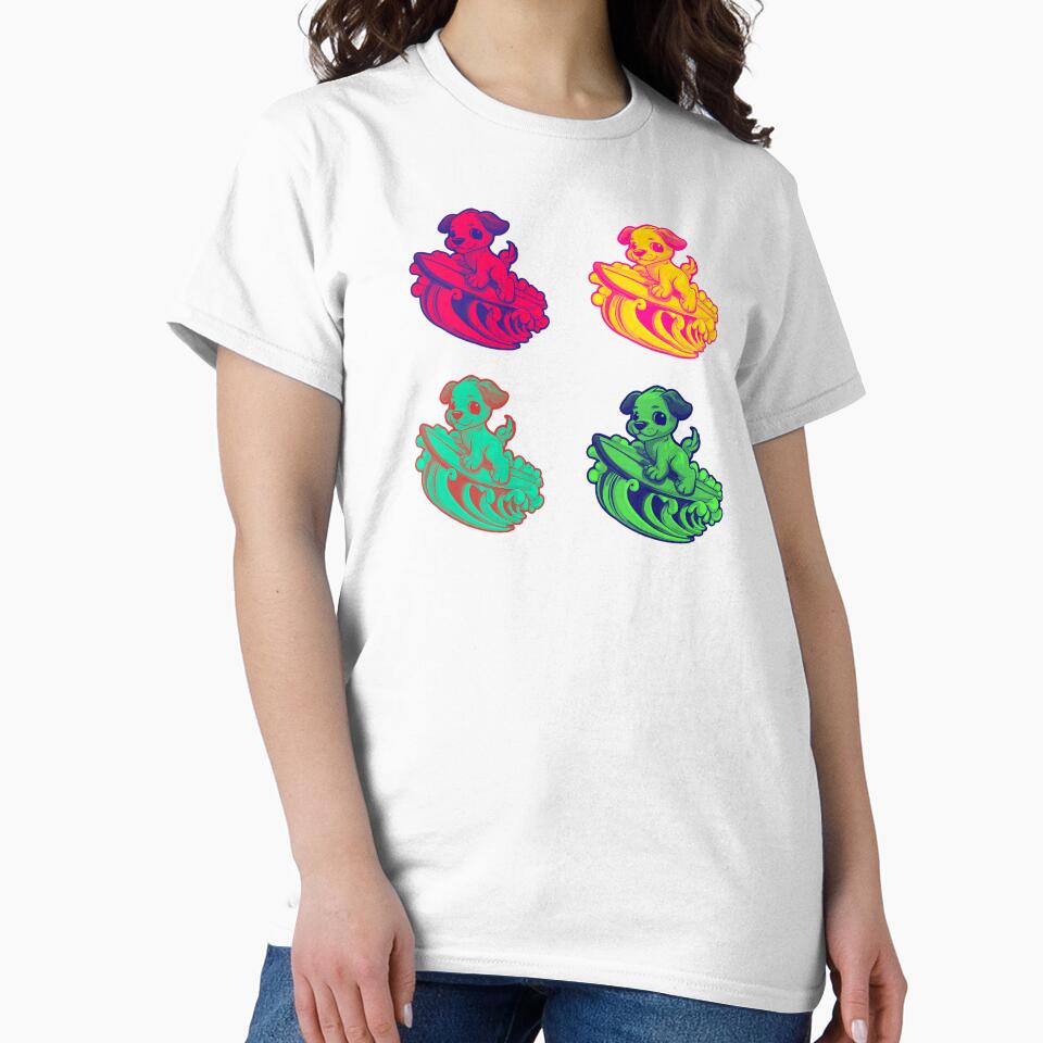 Surfer Pup on board, retro edition by CUTE see