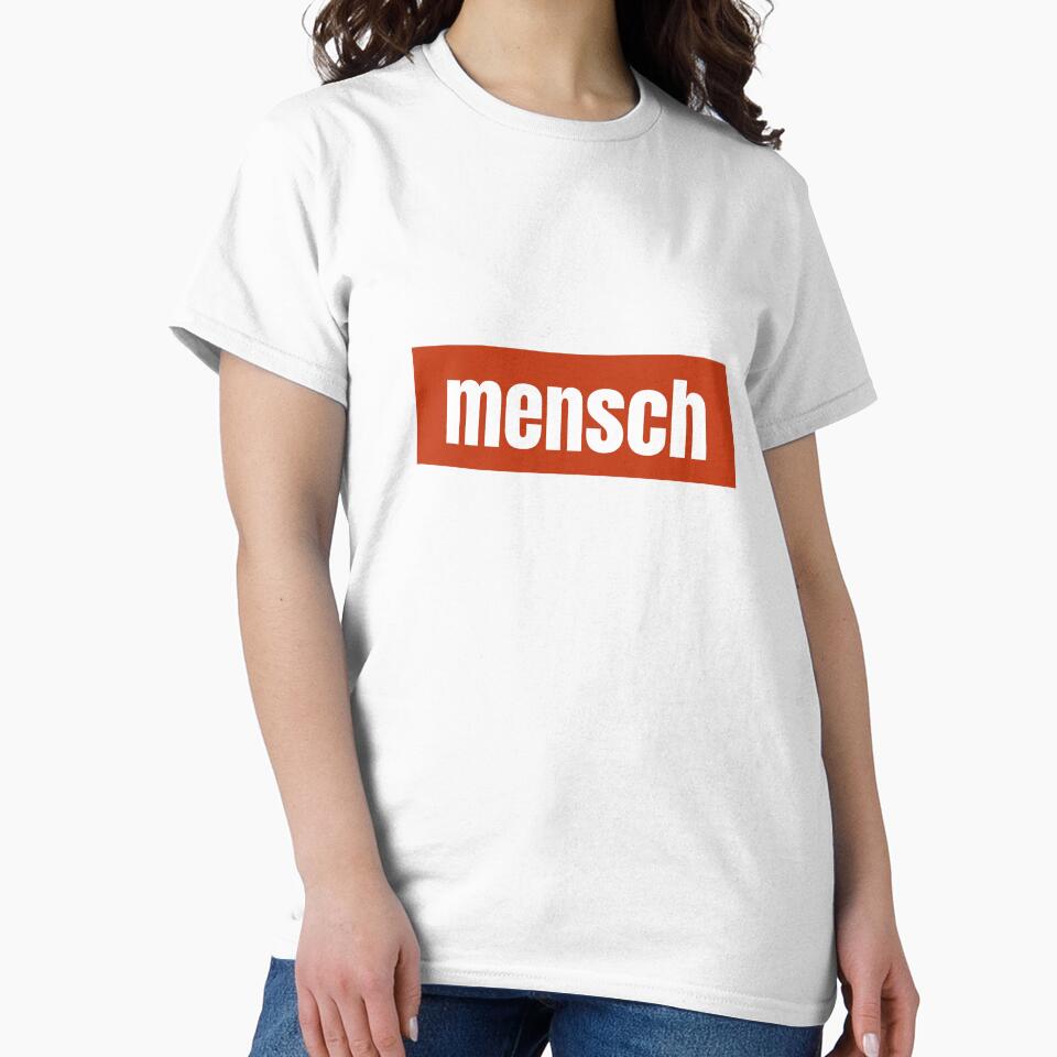 Mensch a Yiddish Word for Integrity by RF-73