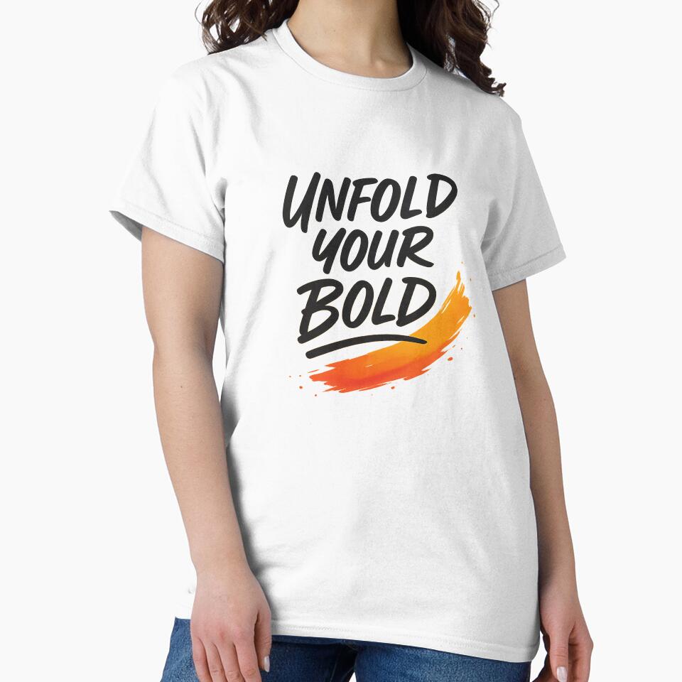 Unfold Your Bold Modern Aesthetic Hoodie by ZureemShop