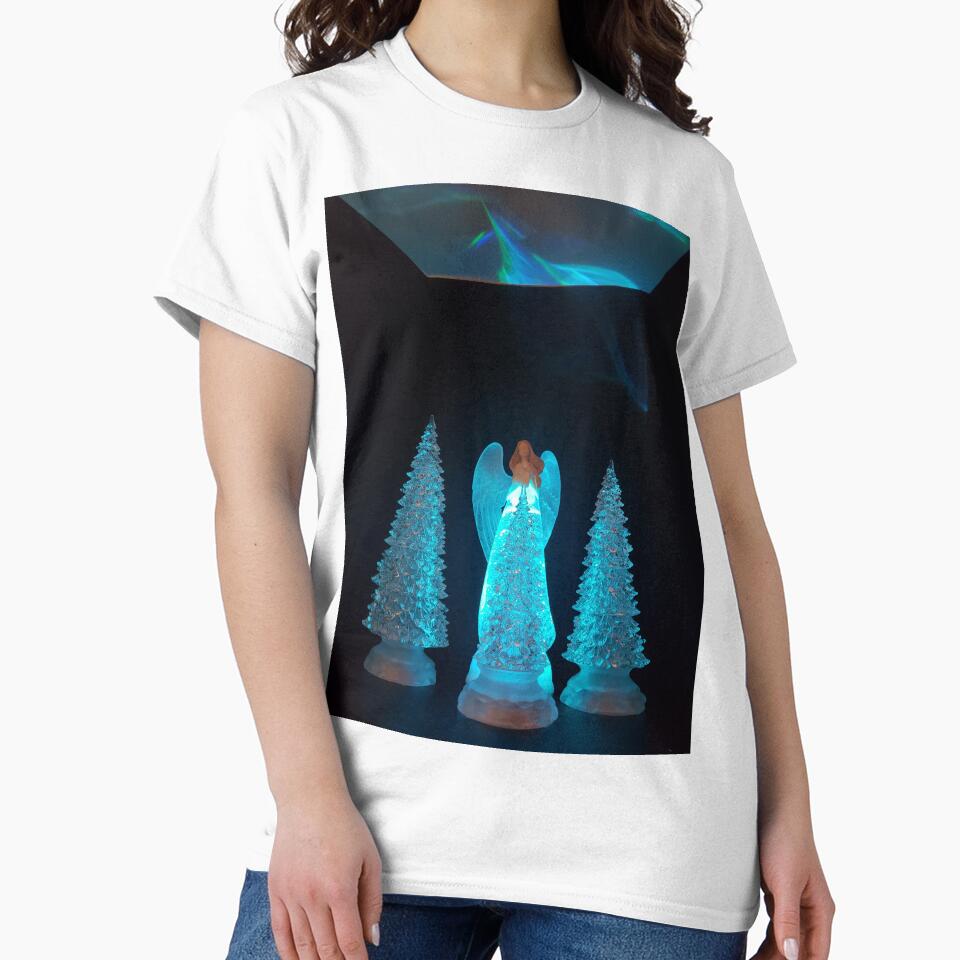 Christmas Teal Angles, Holiday Reflections, Blue Christmas, Christmas Trees, Festive Image by LCAppling