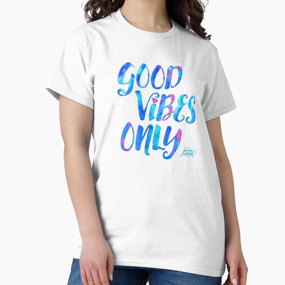 Good Vibes Only by Jan Marvin by Jan Marvin Art Studio