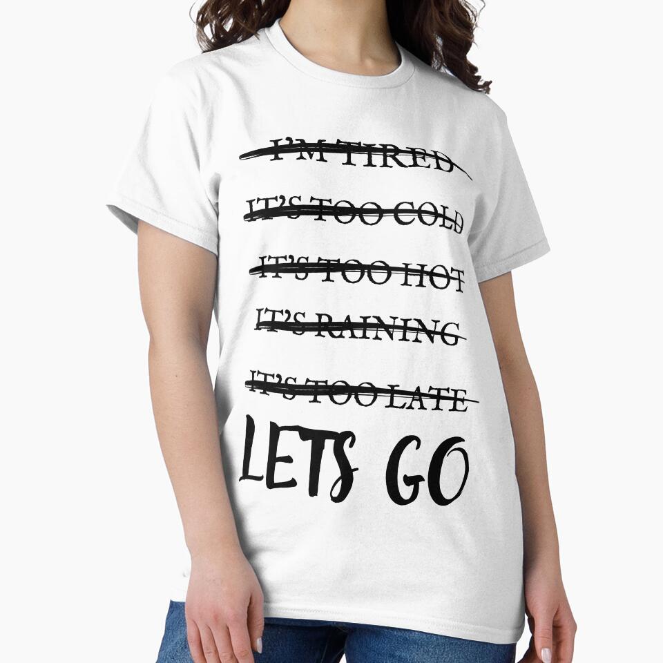 LETS GO / Fitness Inspirational Line by Chris Mpasirogloy