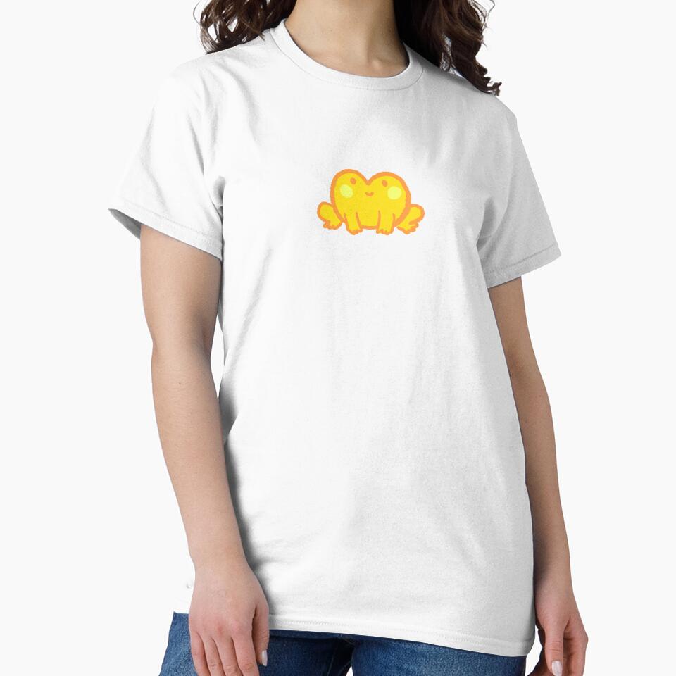 Super Cute Orange Frog by EmiBeeBuzz
